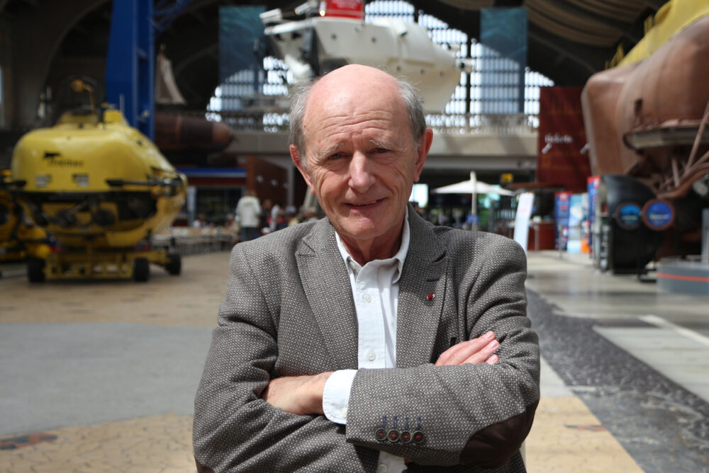 Jean-Louis Étienne en 2019 à La Cité de la Mer